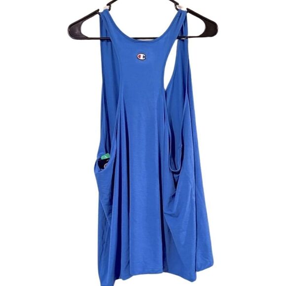 Women's Champion Plus Absolute Eco Racerback Tank Deep Forte Blue 4X - Picture 9 of 14